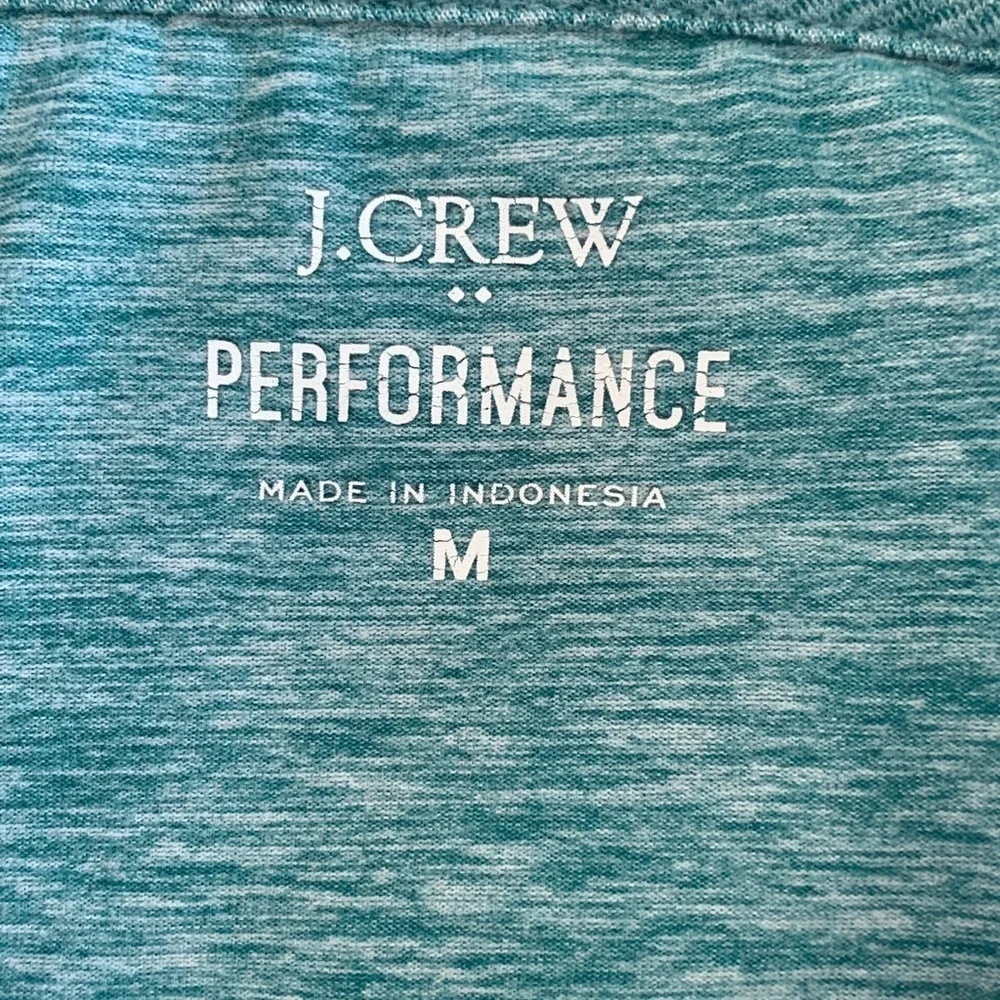 J Crew Performance polo green variegated size medium